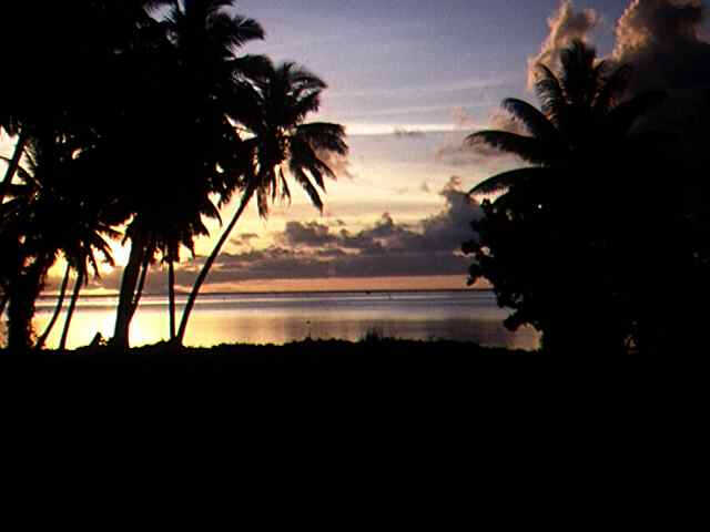 Sonnenuntergang, Aitutaki