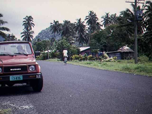 Mit Mietwagen unterwegs auf Western Samoa