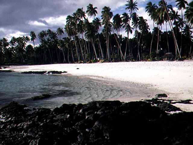  Paradise-Strand auf Western Samoa