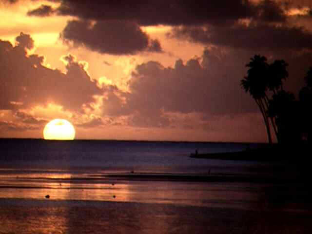 Sonnenuntergang, Western Samoa